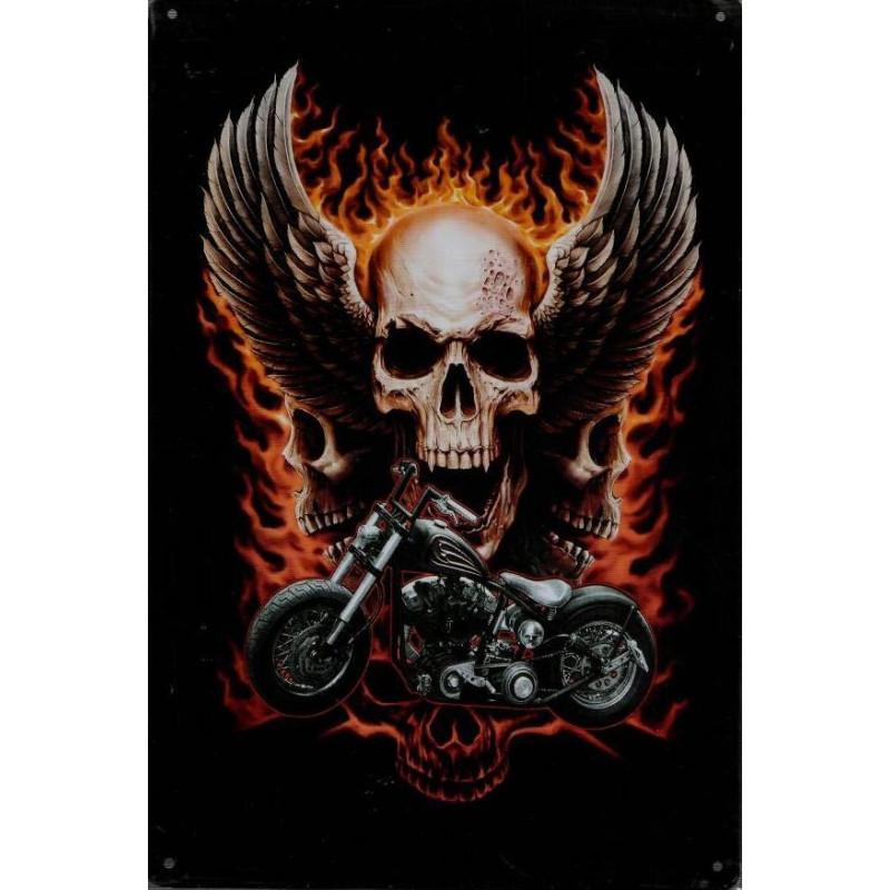 MC3139F - Skull Motorcycle