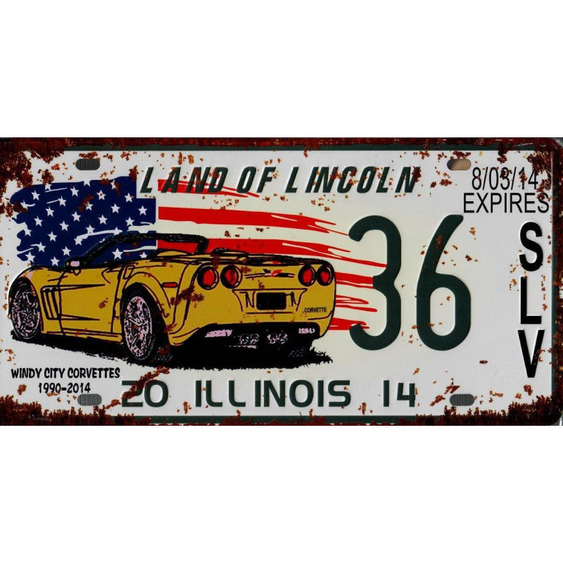 TR3910F-NP - Illinois, Land of Lincoln