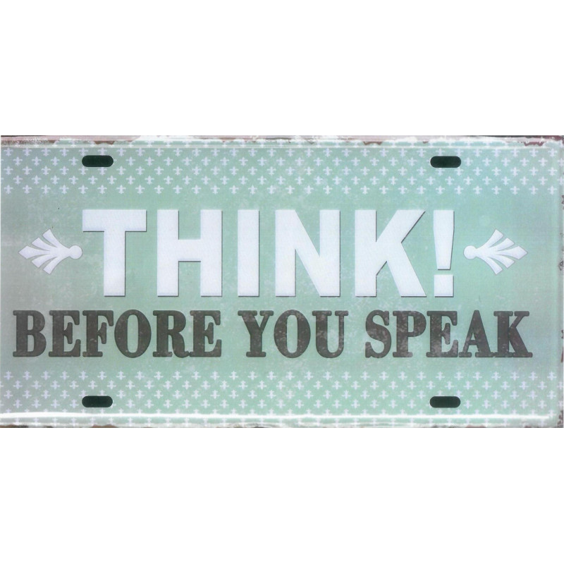 OT5520F-NP - Think Before you speak