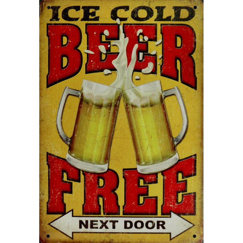 BB1526H - Ice Cold Beer ... Free ... Next door